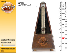 The Rocket Piano Metronome